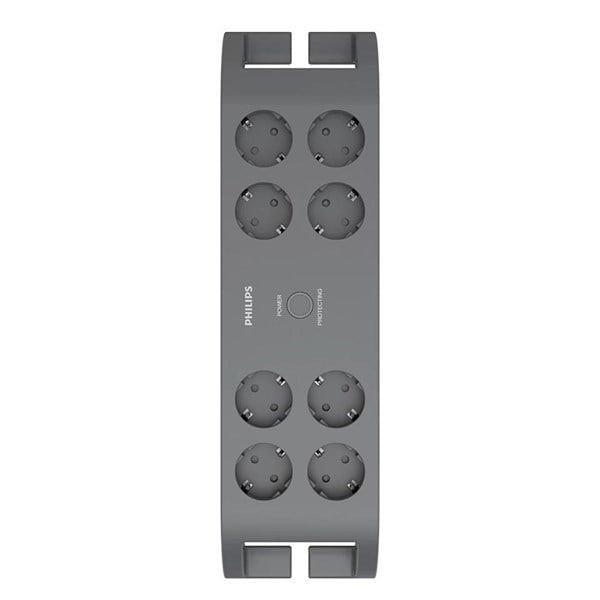 PHILIPS 8-li SPN3180A/62 900 Joules Akım Koruma Prizi Gri