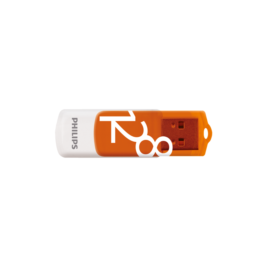 PHILIPS FM12FD05B, 128GB, USB 2.0, Vivid, Turuncu, Flash Disk