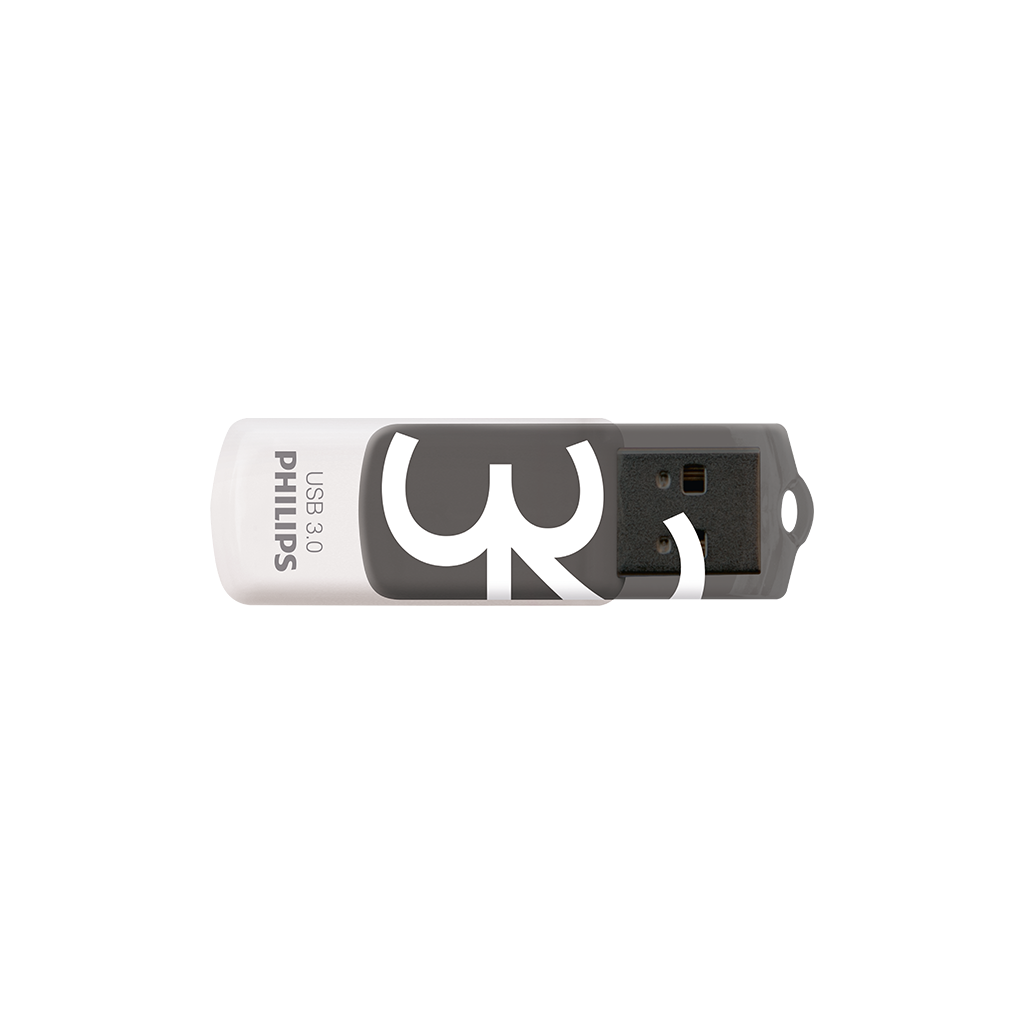 PHILIPS FM32FD00B, 32GB, USB 3.0, Vivid, Gölge Grisi, Flash Disk