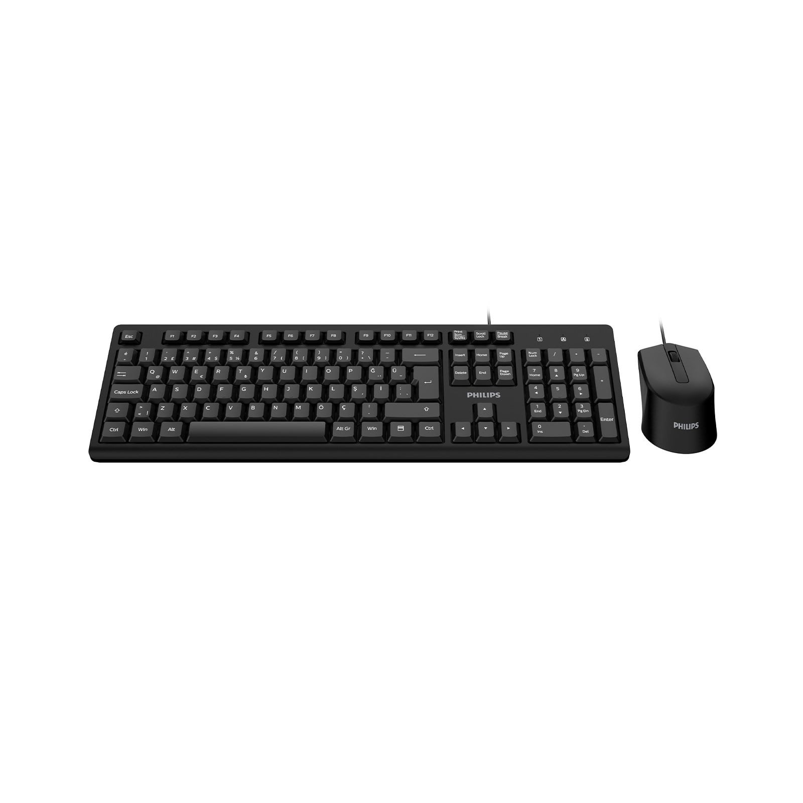 PHILIPS KABLOLU KLAVYE&MOUSE SET SPT6234 SİYAH