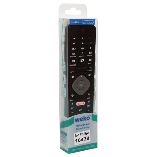 Philips RM-L1285 - 2422549001911 - 43PUS6262/12 - 50PFL3807H/12 Netflix Tuşlu Lcd TV Kumanda