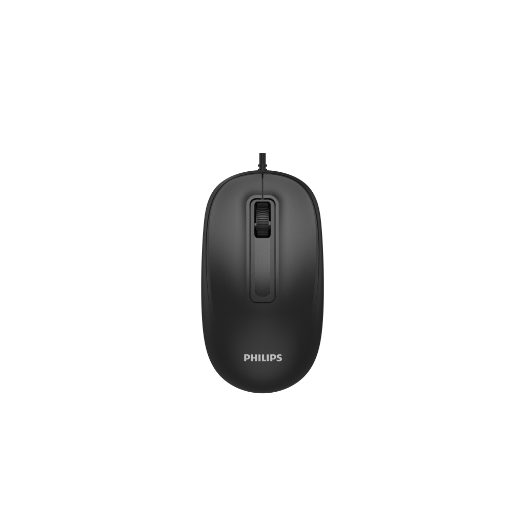 PHILIPS SPK7238B, Siyah, Usb Kablolu, 1200dpi, 3 Tuşlu Optic Mouse