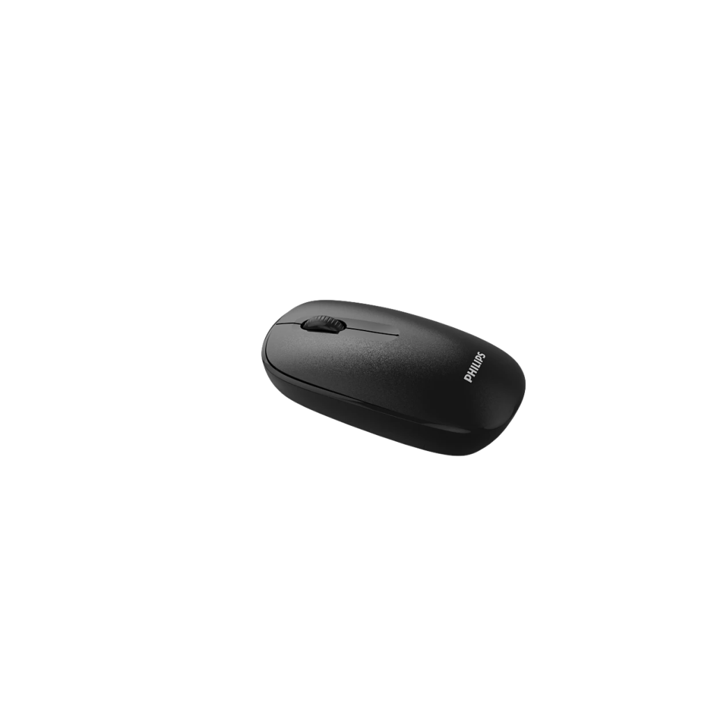 PHILIPS SPK7318B, Siyah, USB Nano 2,4Gh Kablosuz, 1600dpi, Optic, Sessiz Click, 3 Tuşlu, Mouse