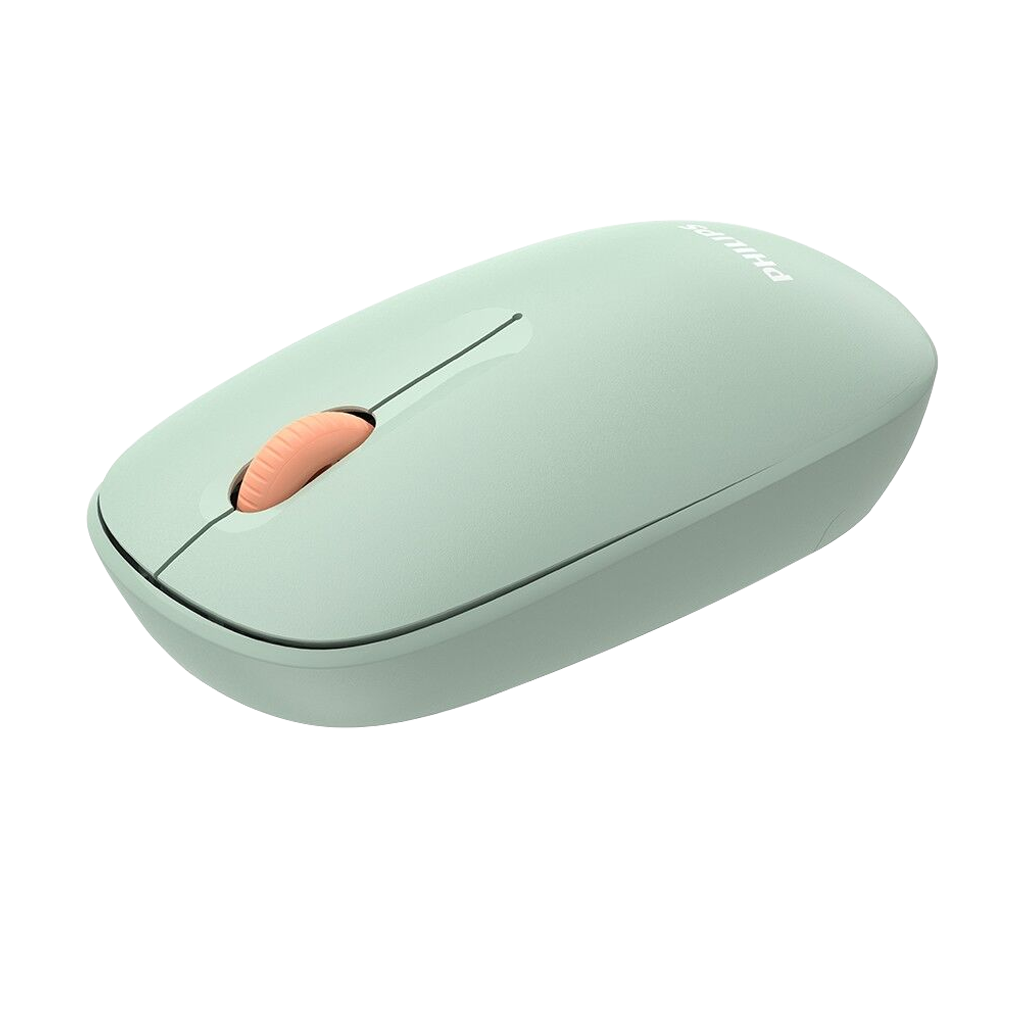 PHILIPS SPK7318E, Yeşil, USB Nano 2,4Gh Kablosuz, 1600dpi, Optic, Sessiz Click, 3 Tuşlu, Mouse