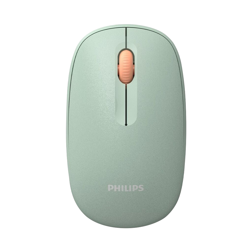 PHILIPS SPK7318E, Yeşil, USB Nano 2,4Gh Kablosuz, 1600dpi, Optic, Sessiz Click, 3 Tuşlu, Mouse