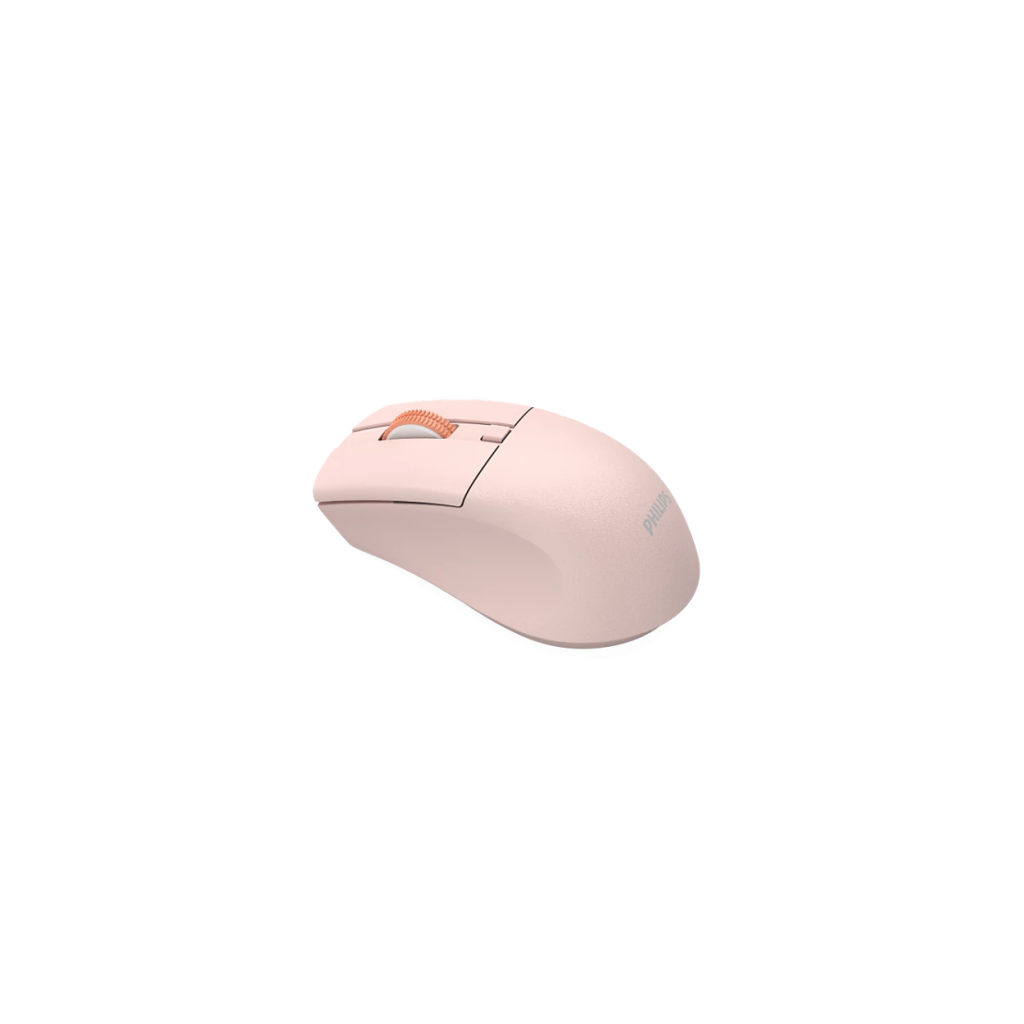 PHILIPS SPK7528P, SESSİZ, Pembe, USB Nano  2,4Gh ve Bluetooth Kablosuz, 1600dpi, Optic, 3 Tuşlu, Ergonamik, Sessiz Click, Mouse
