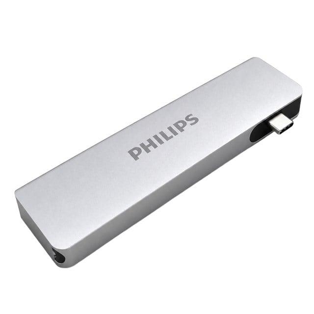Philips SWR1604P/93 USB-C to 4 Port USB 3.0 Ultra İnce Alüminyum Hub Çoklayıcı