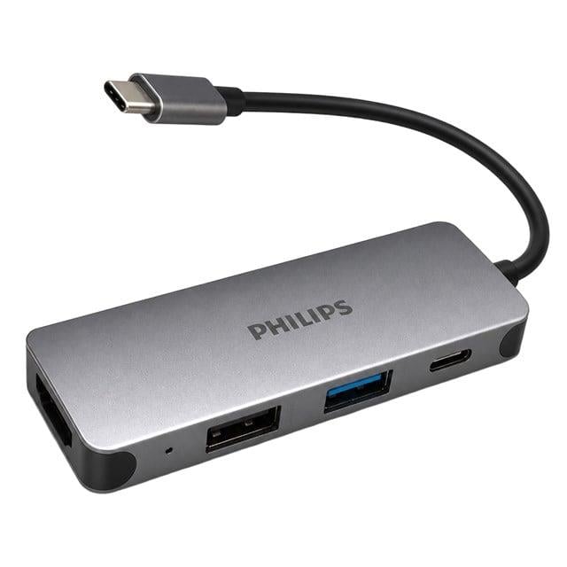 Philips SWR1607G/93 TYPE-C 4'ü 1 Arada Çok Fonksiyonlu Dönüştürücü Hub