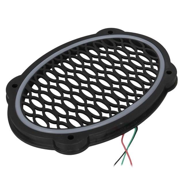 Poke PK-5653 4 Adet Oval Oto Hoparlör Kapağı Kumandalı Pixel Ledli RGB Animasyonlu Kapak