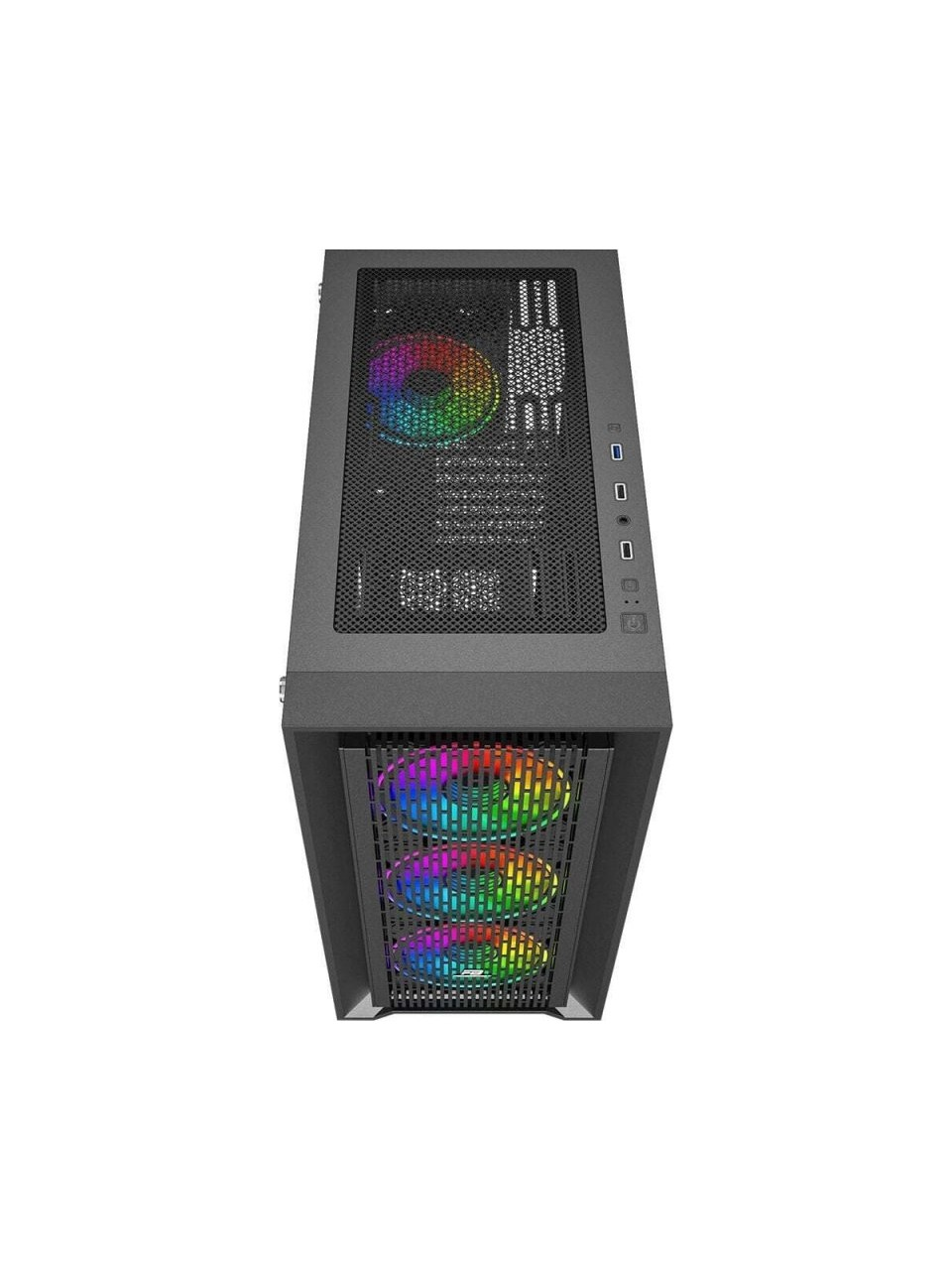 POWERBOOST 650W 80+ BRONZE PB-P705B 4-ARGB Fanlı Gaming Mid-Tower PC Kasası