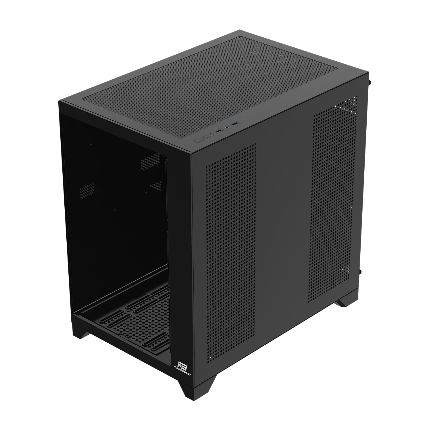 POWERBOOST 750W 80+ BRONZE PB-C9025B 4-ARGB Fanlı Gaming Mid-Tower PC Kasası