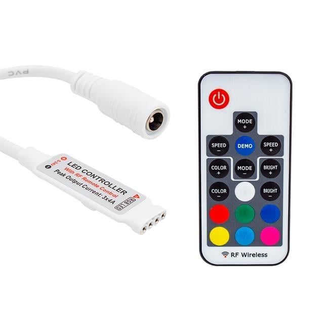 Powermaster 12 Volt RF Küçük Modüllü Uzak Mesafe Algılamalı Led Kontrol Cihazı
