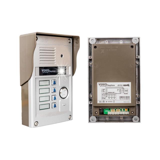 PowerMaster 37T4 3 Daire 7'' NFC Destekli Görüntülü Diafon Kapı Zili Interkom Akıllı Ev Güvenliği Sistemi