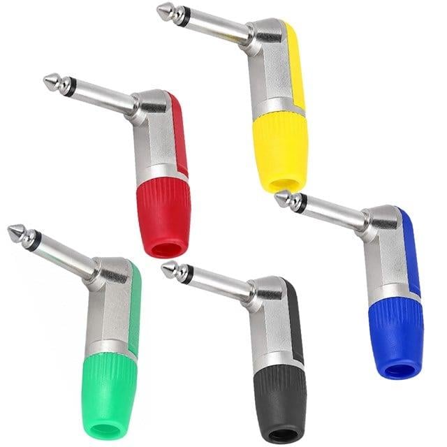 Powermaster PM-11254 6.3 Mm Mono L Tip Plastik Gövde Metal Uç Gitar Jack