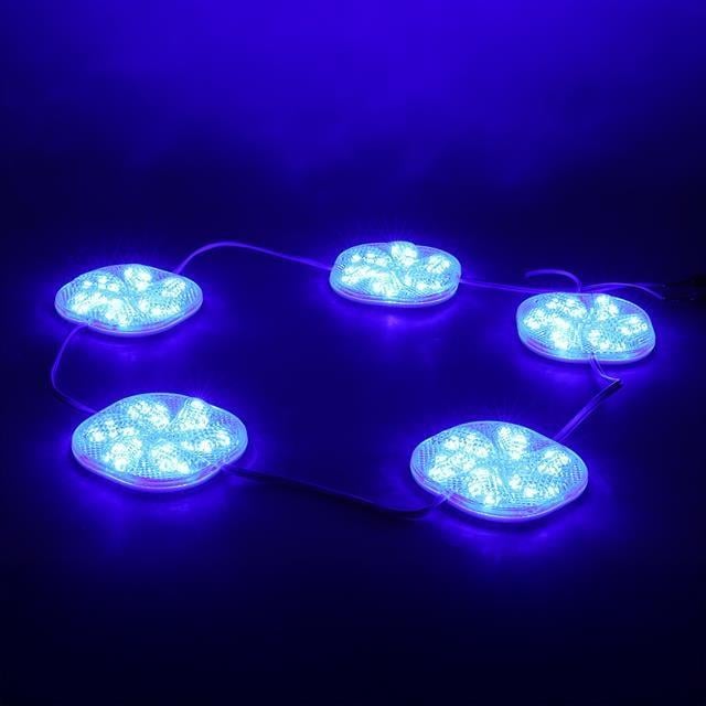 PowerMaster PM-14706 12 Volt 3 Watt Mavi Sabit 6565-2835 Modül Led 65x65x12mm