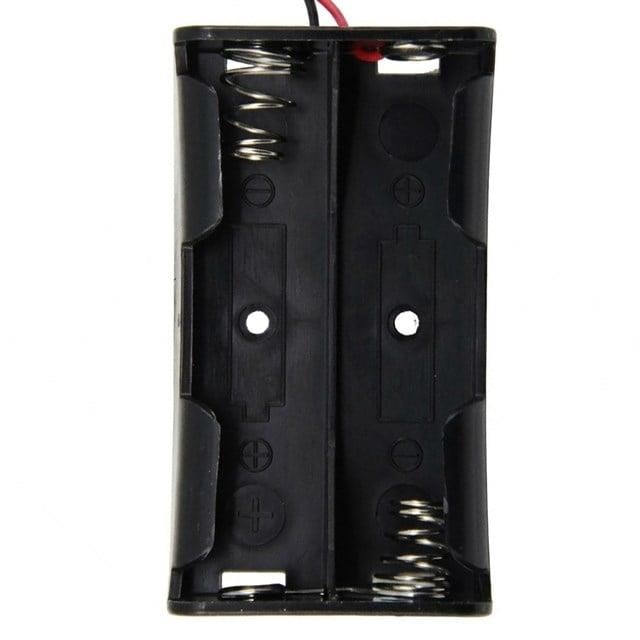 Powermaster PM-18650-2 Başlıklı 18650 Pil İçin Kablolu Zıt Yön İkili Pil Yuvası