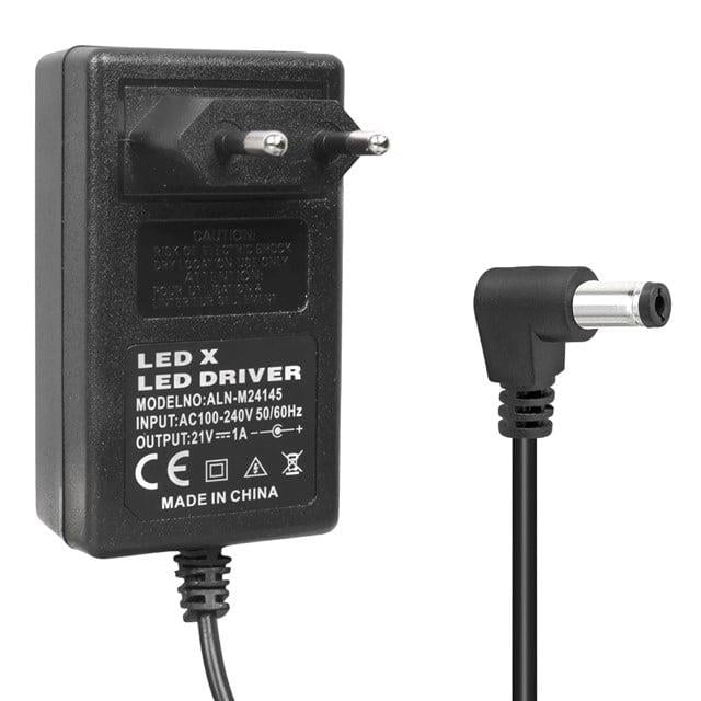 Powermaster PM-19255 21 Volt - 1 Amper - 21 Watt 5.5*2.5 Mm L Uçlu Şarjlı Matkap Adaptörü