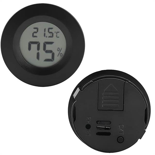 Powermaster PM-24303 Yuvarlak Dijital Mini Nem Ölçer Termometre - Higrometre