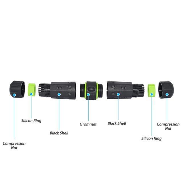 PowerMaster PM-24598 Dişi - Dişi IP68 Su Geçirmez 3.0 USB-A Konnektör