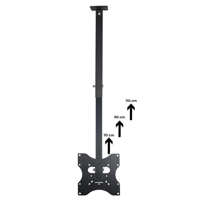PowerMaster PM-32 Led/Lcd/Plazma 70-90-110 CM Dar Ağız 45 Derece Açılı Tavan TV Askı Aparatı