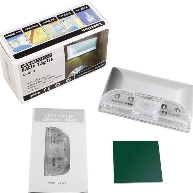 Powermaster PM-37708 Hareket Sensörlü 4 LED'li Pratik Aydınlatma