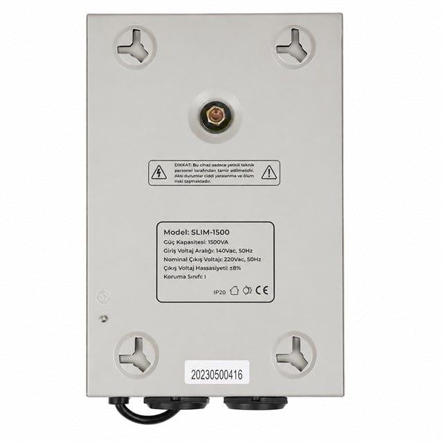 Powermaster SLIM-1500 Otomatik 1500 Watt Voltaj Kombi Regülatörü