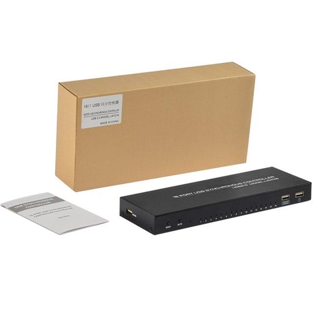 Powermaster US1016 Profesyonel 16 Port USB Çoklu Kontrol ve Senkronizasyon Cihazı