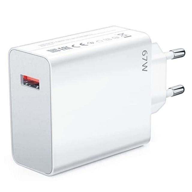Powerway M67 Süper Turbo 67W USB-A Çıkışlı Hızlı Telefon Şarj Adaptörü (5-20V 3-25A)