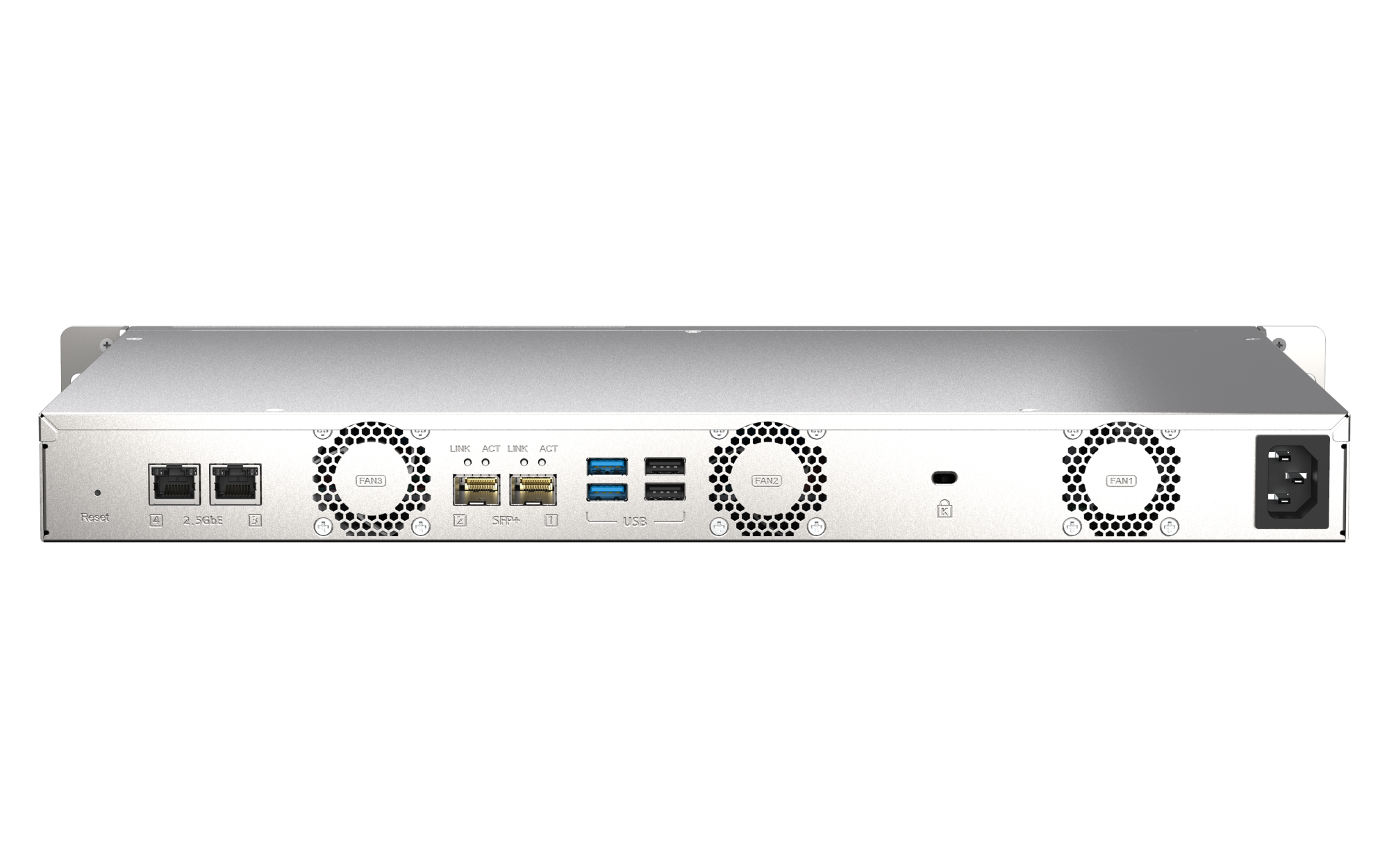 QNAP 4diskli Arm QC-4GB RAM-2-10GbE SFP+ Rack Nas Server TS-435XeU