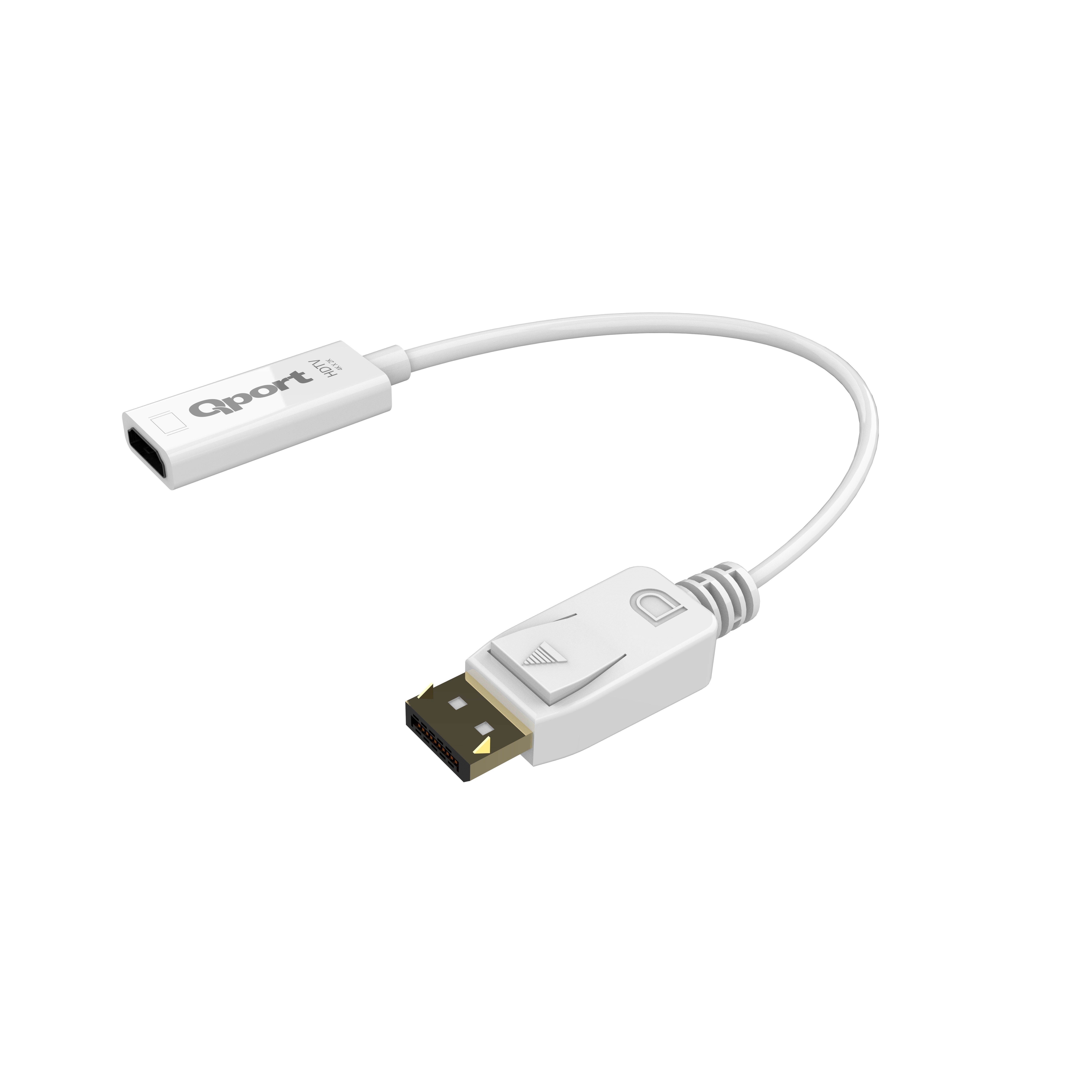 QPORT Q-DP-HD2 DISPLAY TO HDMI 4K ÇEVİRİCİ ADAPTÖR