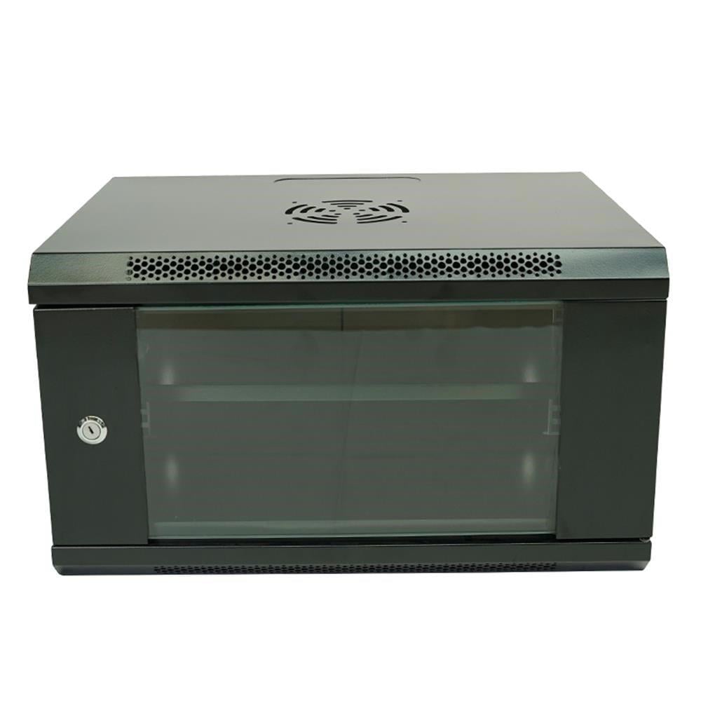 Racksan ML-6407S 7U Duvar Tipi Kabinet (350-530-400) Raf+Fan+Priz