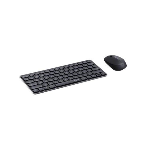RAPOO 9010M Siyah Kablosuz Klavye - Mouse Set 13388