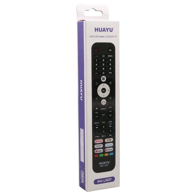 RM-L1837 Haier Netflix Youtube Prime Video Youtube Music Tuşlu LCD Led TV Kumanda