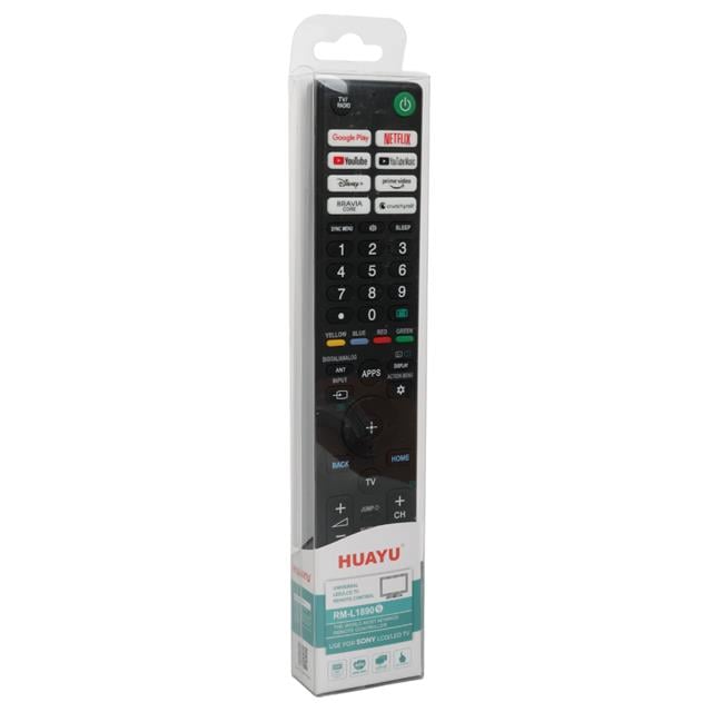 RM-L1890 Sony Netflix Youtube Prime Video Google Play Disney+ Tuşlu LCD Led TV Kumanda