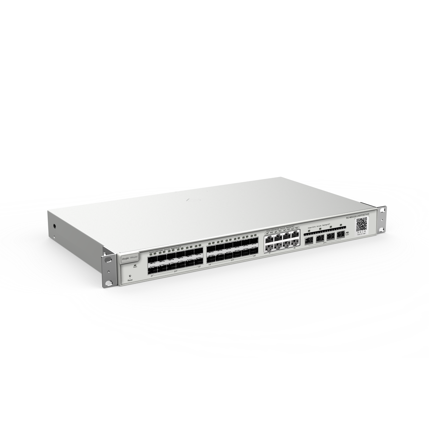 RUIJIE 24port GIGABIT 24X SFP / 4X 10GbE Yönetilebilir Switch RG-NBS3200-24SFP/8GT4XS