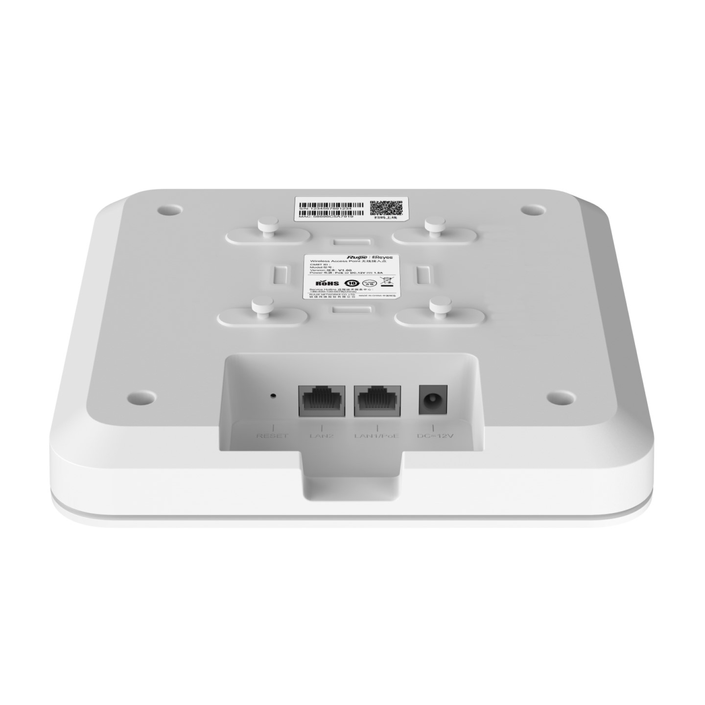 RUIJIE REYEE RG-RAP2260(E) AX3200 Dual Band Kurumsal Access Point PoE (Adaptör Yok)