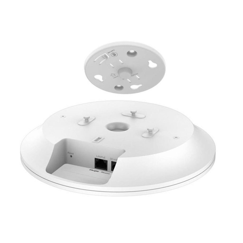 RUIJIE Reyee RG-RAP2266, AX3000, 1Port GigaBit, 2974Mbps, Dual Band, Wifi 6, PoE, Tavan Tipi, Reyee Mesh, Access Point