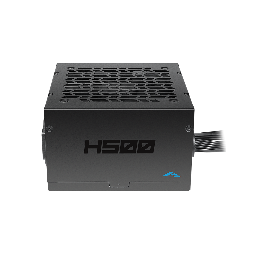 SAMA H500, 500W, Black, 80 Plus, Aktif PFC, Siyah, GAMING, ATX, Power Supply (PSU)
