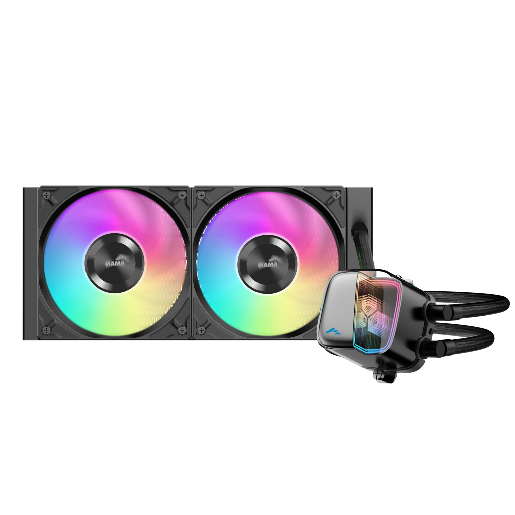 SAMA L70-240BK, Black, 240mm, 2x120mm ARGB Fan, CPU Sıvı Soğutma
