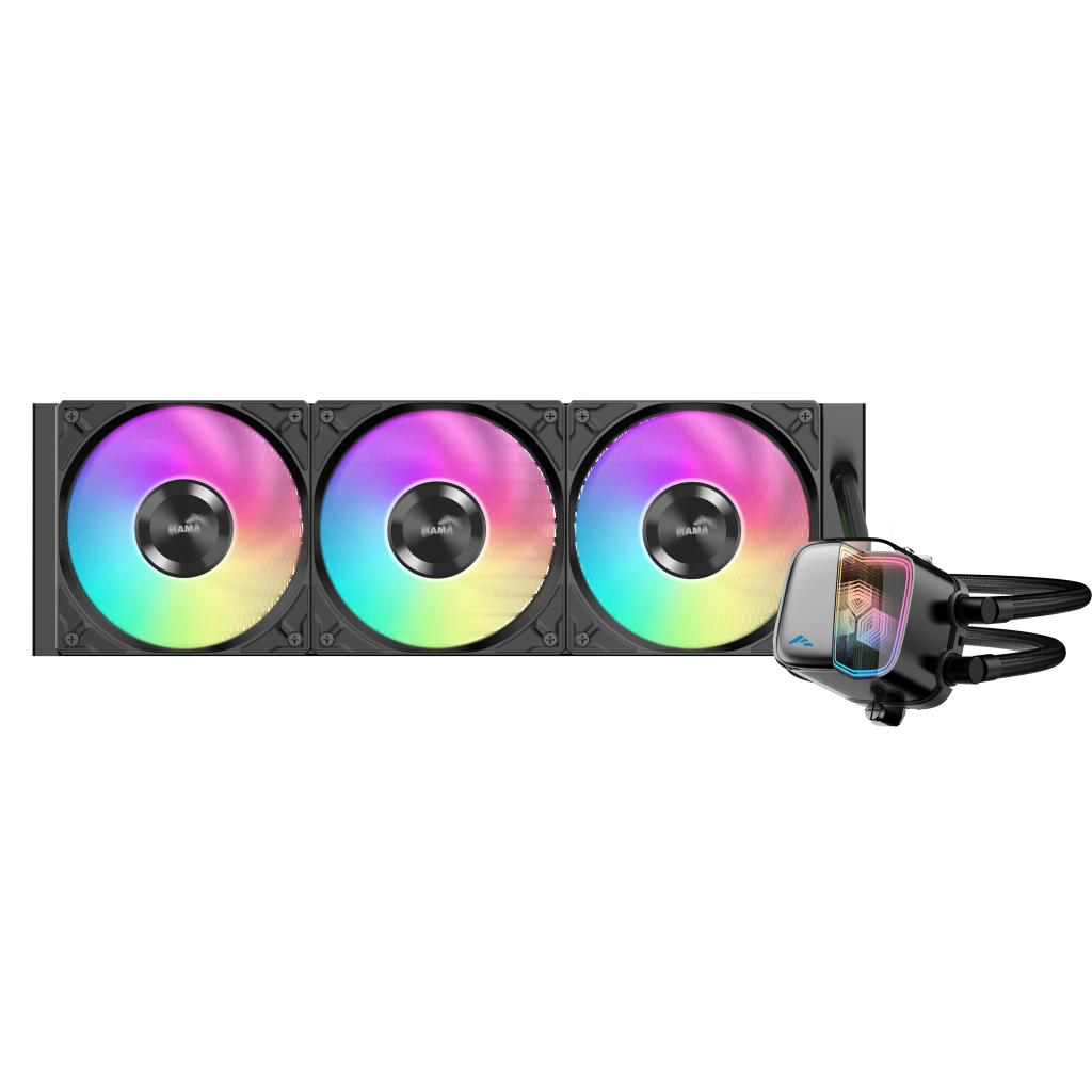 SAMA L70-360BK, Black, 360mm, 3x120mm ARGB Fan, CPU Sıvı Soğutma