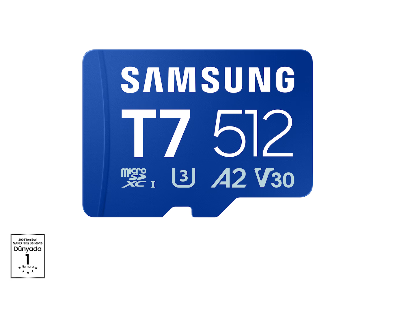 SAMSUNG 512GB T7 MB-MB512T/WW microSD Hafıza Kartı