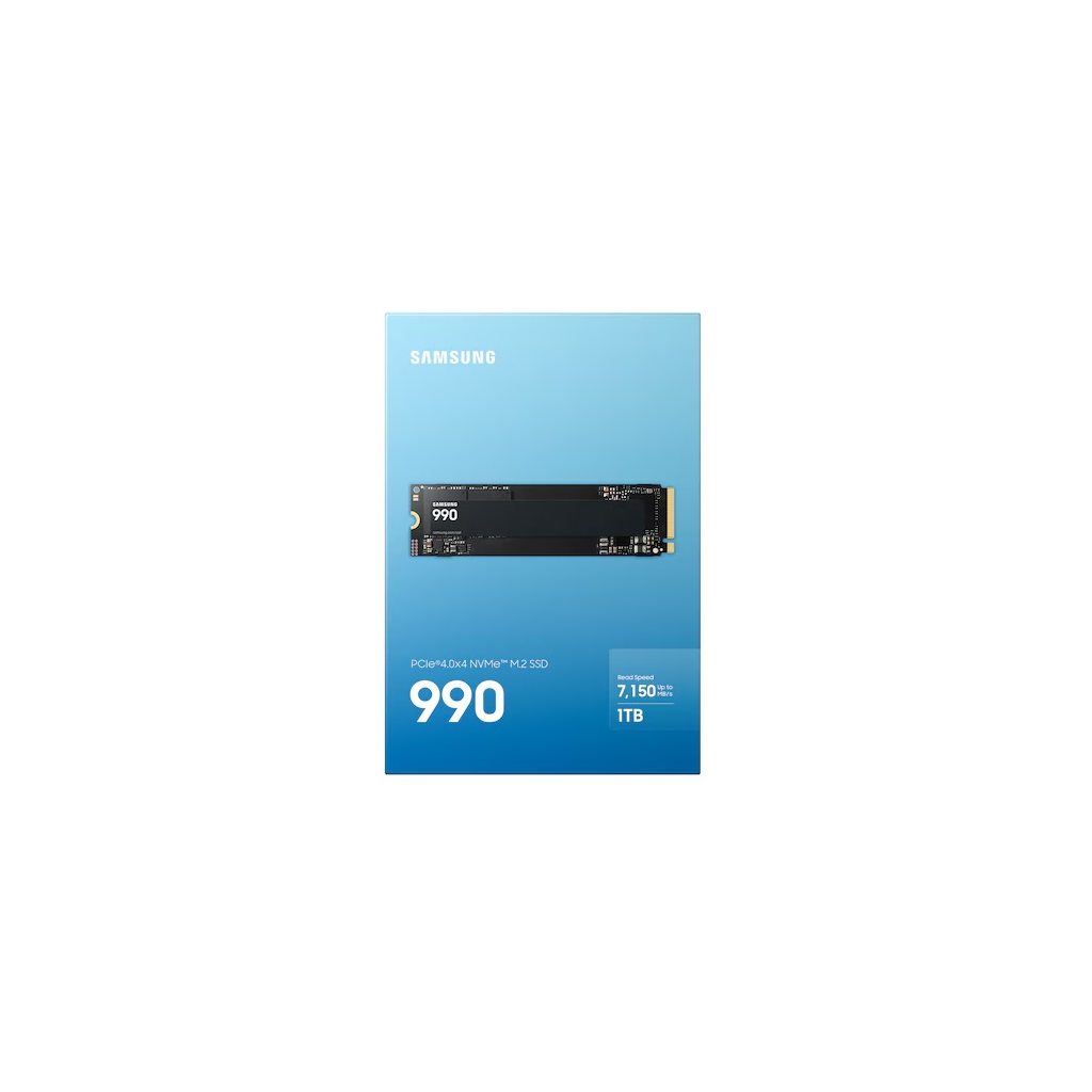 SAMSUNG MZ-V9V1T0BW, 990 , 1TB, 7150/6450, Gen4, NVMe PCIe M.2 2280, SSD (Türkiye Distribütörü Garantili)