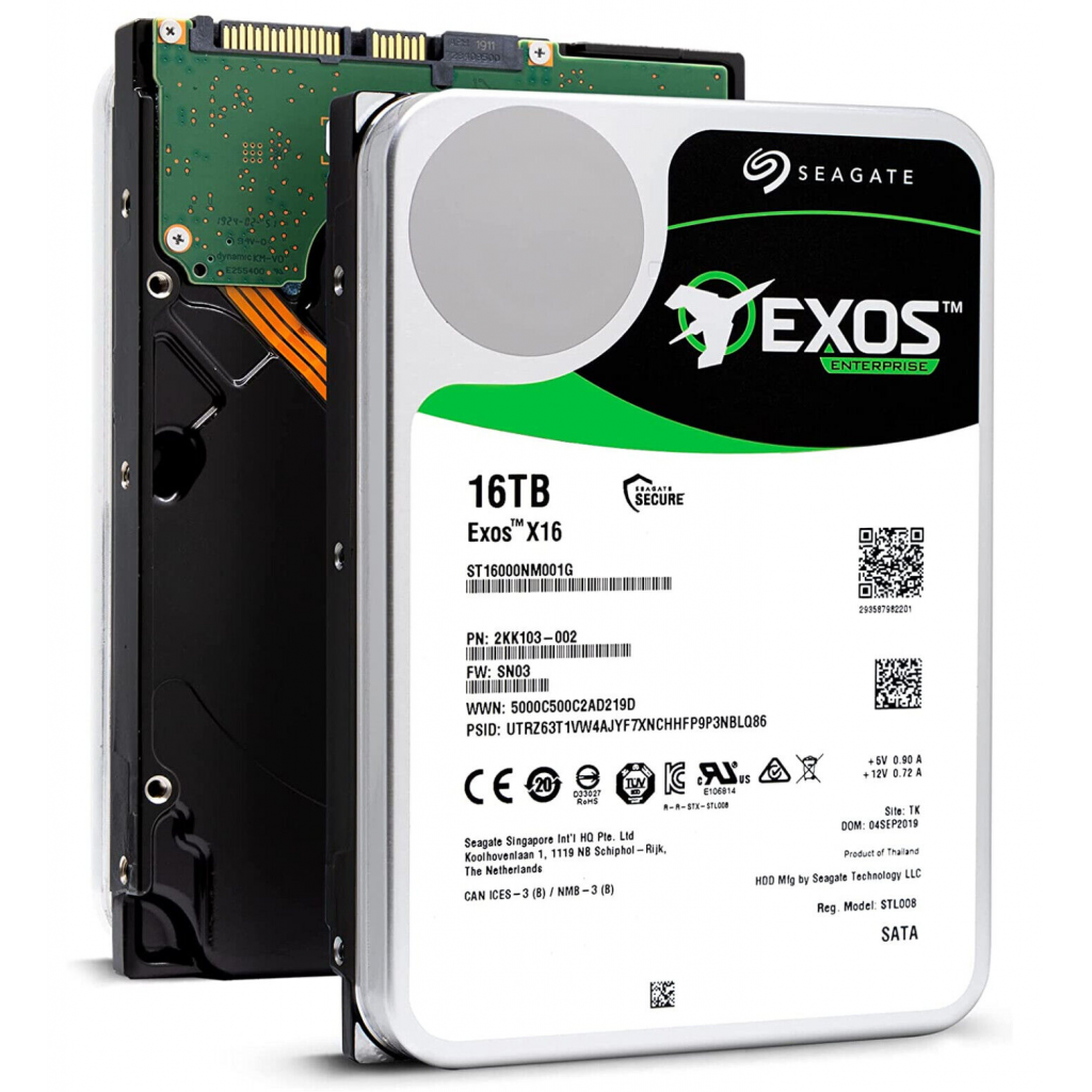 SEAGATE EXOS X16, ST16000NM001G, 3.5