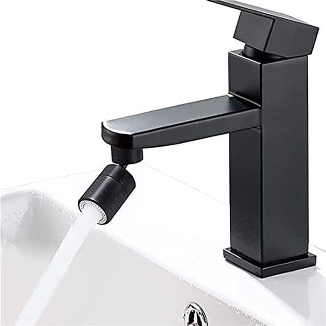Sunup SN-29318 Çift Hız Ayarlı Siyah Musluk Başlığı