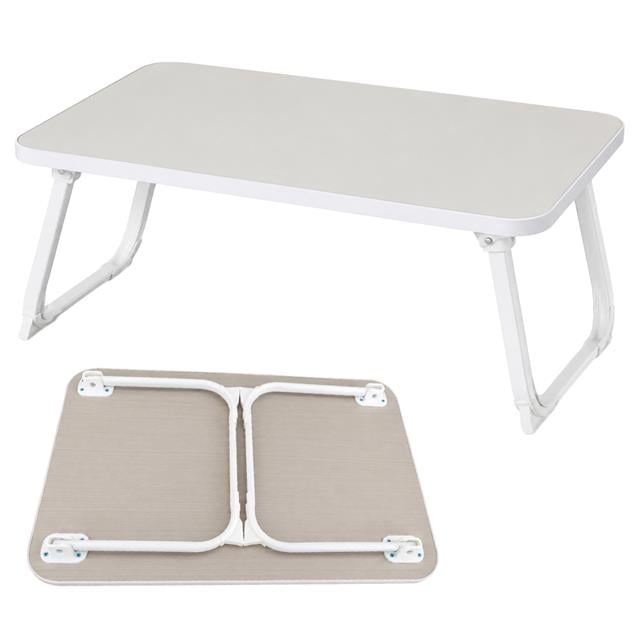Sunup SN-29691 Katlanabilir Laptop Masası ve Yatak Koltuk Üzeri Tepsisi Beyaz 60x40cm