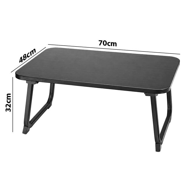 Sunup SN-29695 Katlanabilir Laptop Masası ve Yatak Koltuk Üzeri Tepsisi Siyah 70x48cm