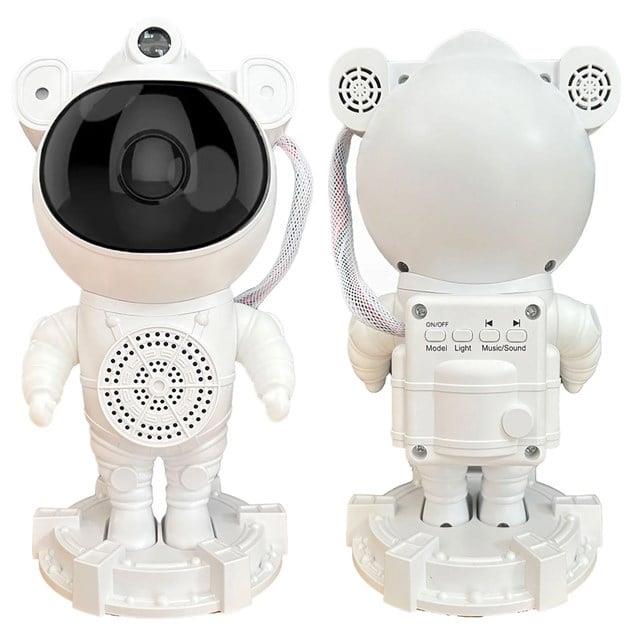 Sunup SN-30764 Astronot Galaxy Projektör Gece Lambası Uzaktan Kumandalı Bluetooth Hoparlörlü