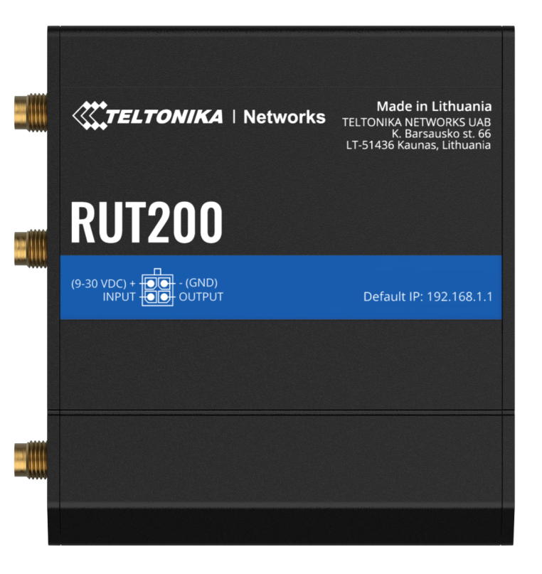 TELTONIKA RUT200 2.4GHZ EV Ofis Tipi  4G/5G LTE Router