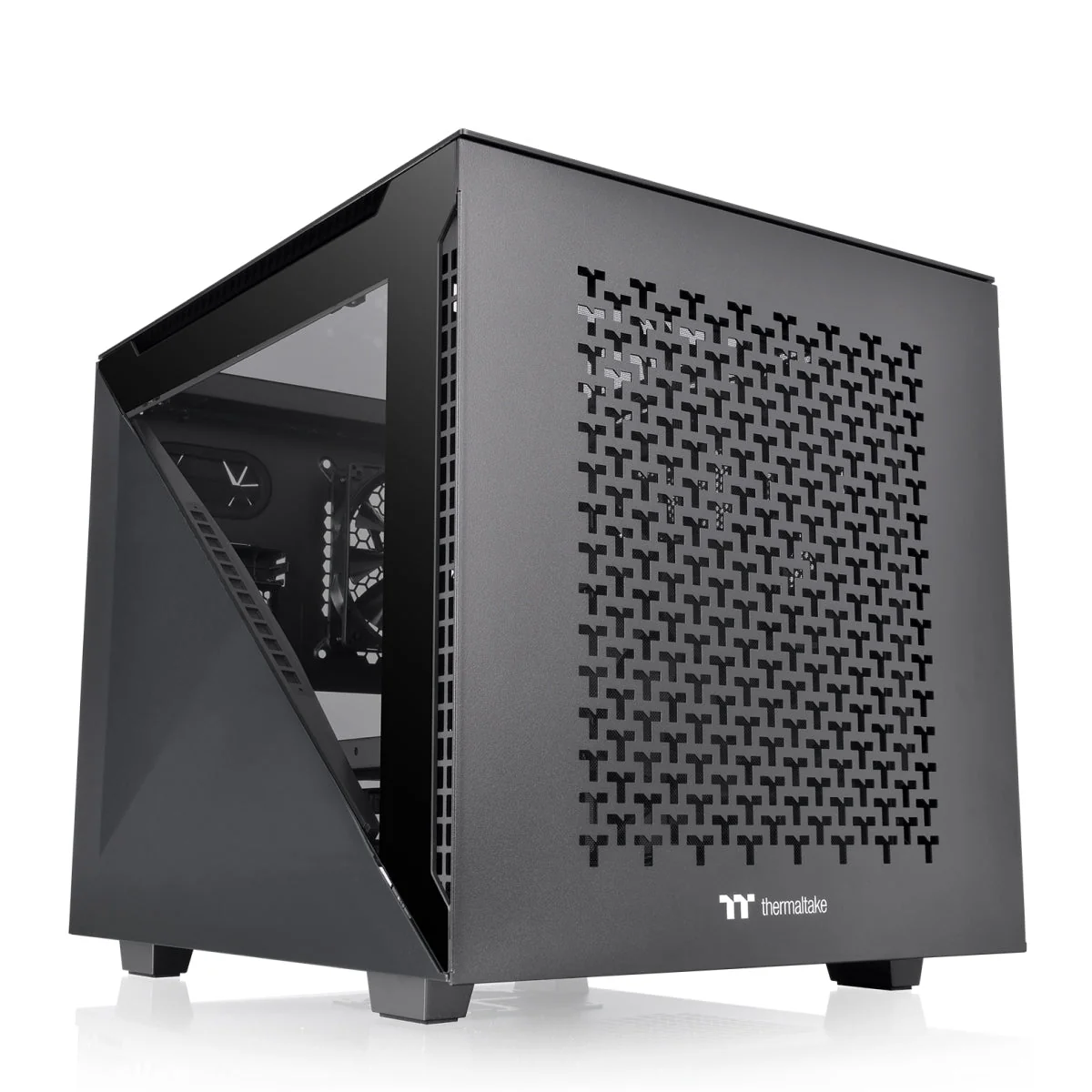 THERMALTAKE  DIVIDER 200 TG AIR CA-1V1-00S1WN-01 1-20CM Fanlı Gaming Mini ITX PC Kasası