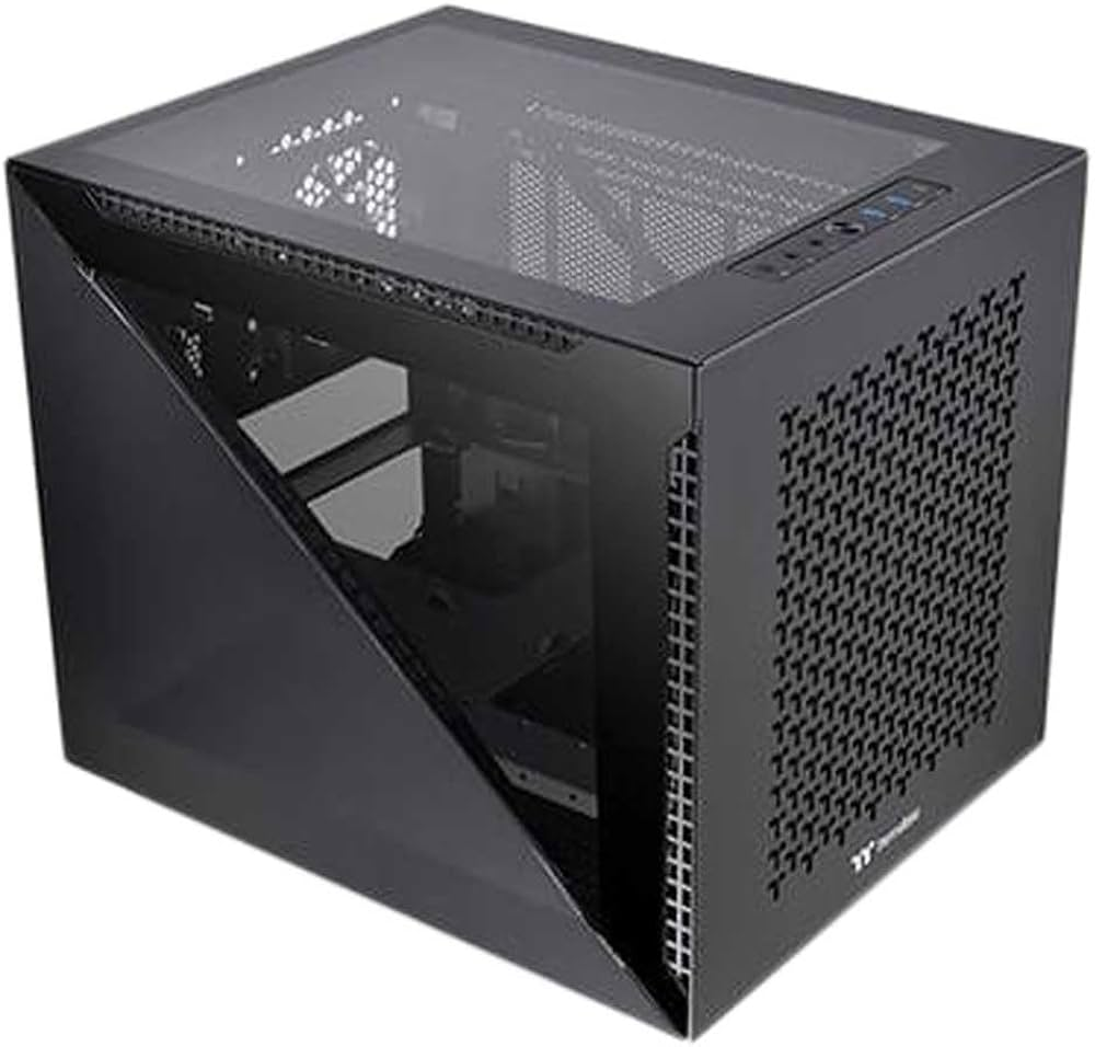 THERMALTAKE  DIVIDER 200 TG AIR CA-1V1-00S1WN-01 1-20CM Fanlı Gaming Mini ITX PC Kasası